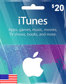 Apple Itunes 20$ Gift Card