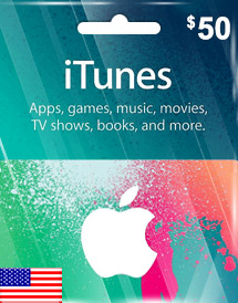 Apple Itunes 50$ Gift Card