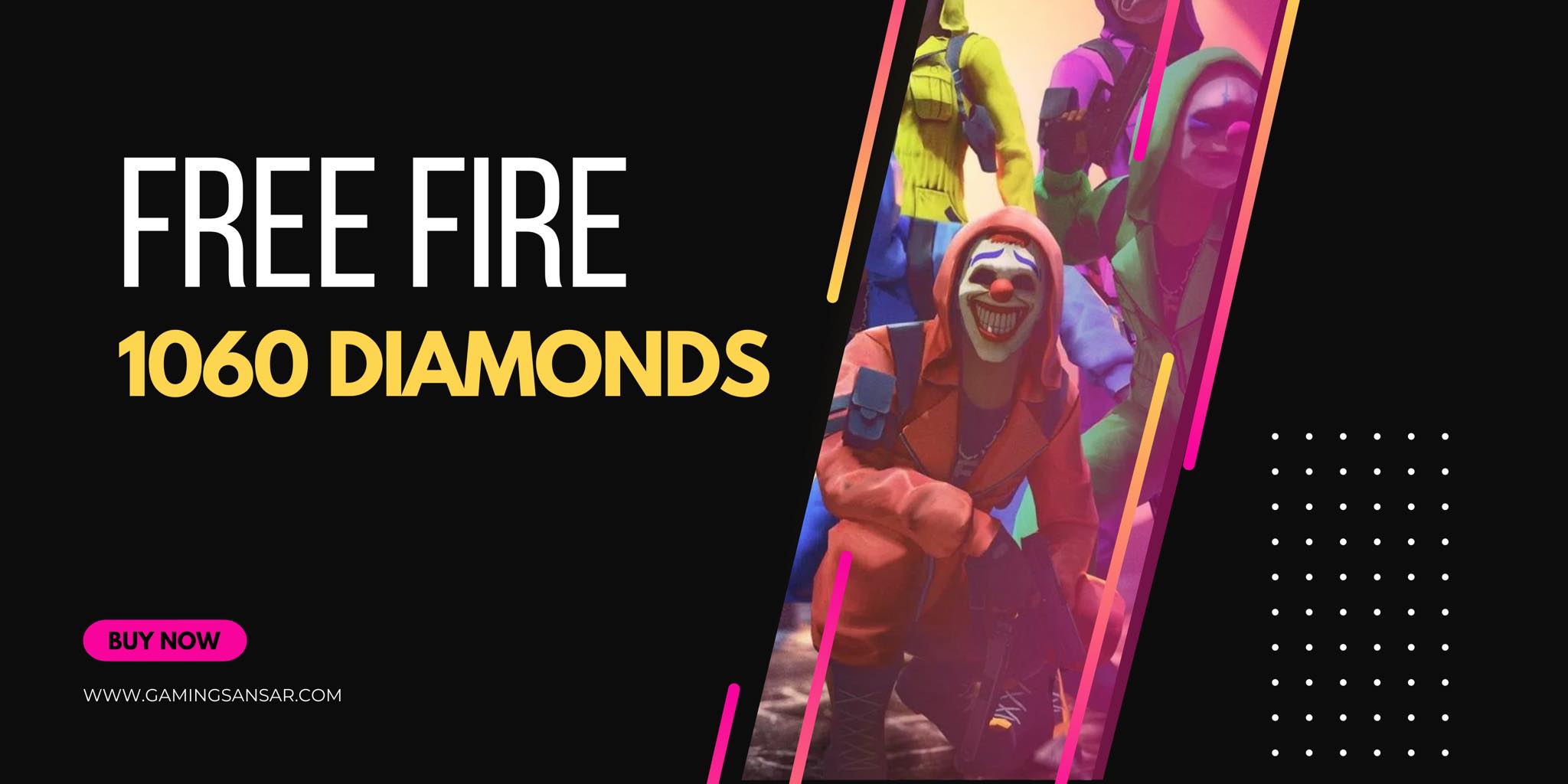 Freefire 1060 Diamonds